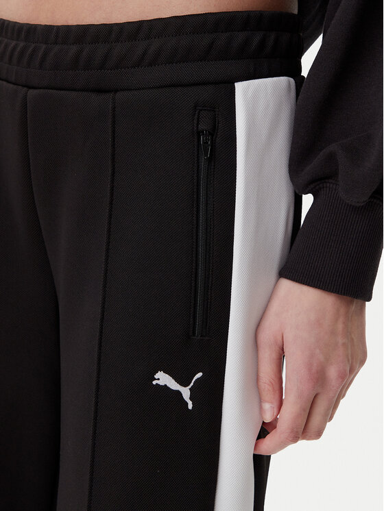 Puma Puma Spodnie dresowe T7 629803 Czarny Wide Leg