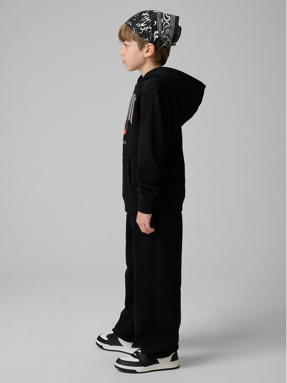 4F 4F Bluza STREET SPORT Czarny Regular Fit