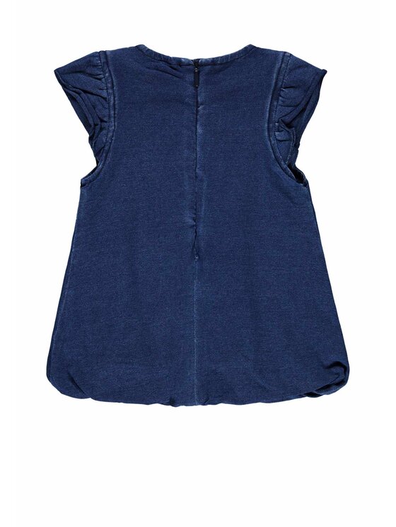 Kanz Kanz Sukienka codzienna 1922018-0013 Niebieski Basic Fit