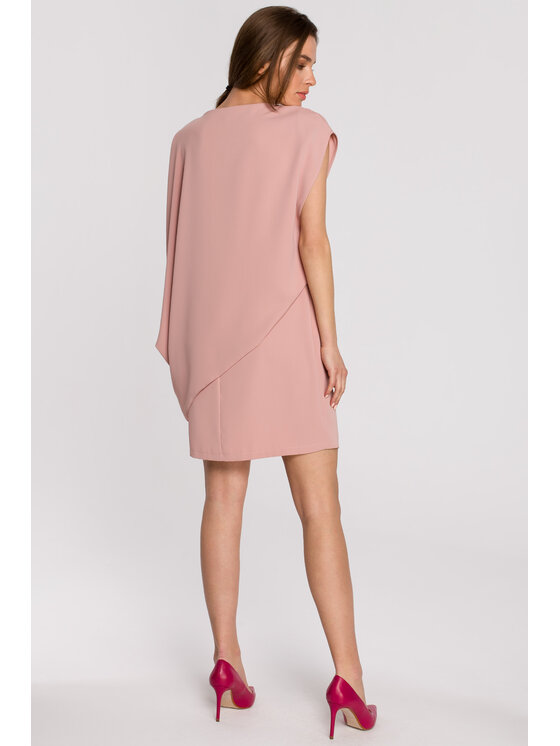 Stylove Stylove Každodenné šaty S262 Ružová Regular Fit