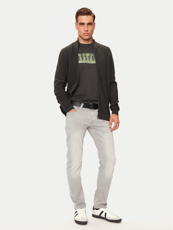 Mustang Mustang Džinsai Oregon 1015545 Pilka Slim Fit