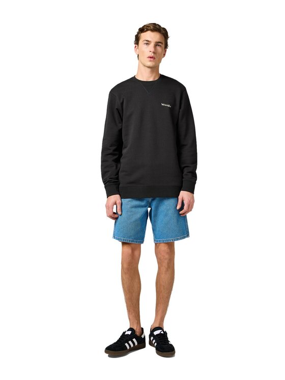 Wrangler Wrangler Bluza 112362885 Czarny Regular Fit