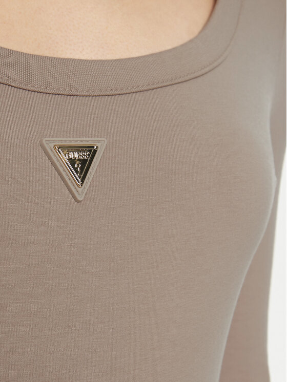 Guess Guess Боді V4YP07 J1314 Сірий Slim Fit