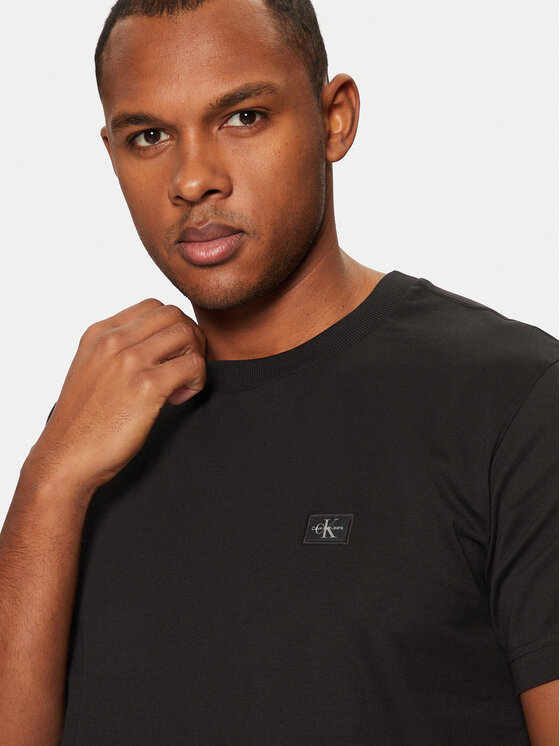 Calvin Klein Jeans Calvin Klein Jeans Marškinėliai J30J327100 Juoda Regular Fit