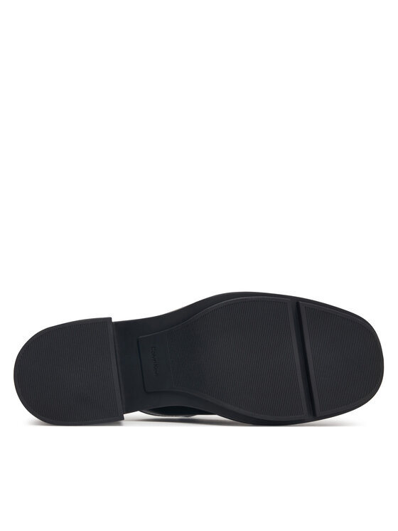 Calvin Klein Calvin Klein Şlapi Block Heel Mule Lth Hdw HW0HW03175 Negru