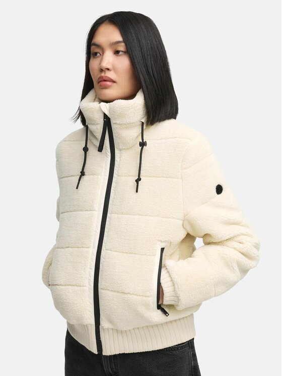 Navahoo Navahoo Kurtka zimowa Schneepuder Kremowy Regular Fit