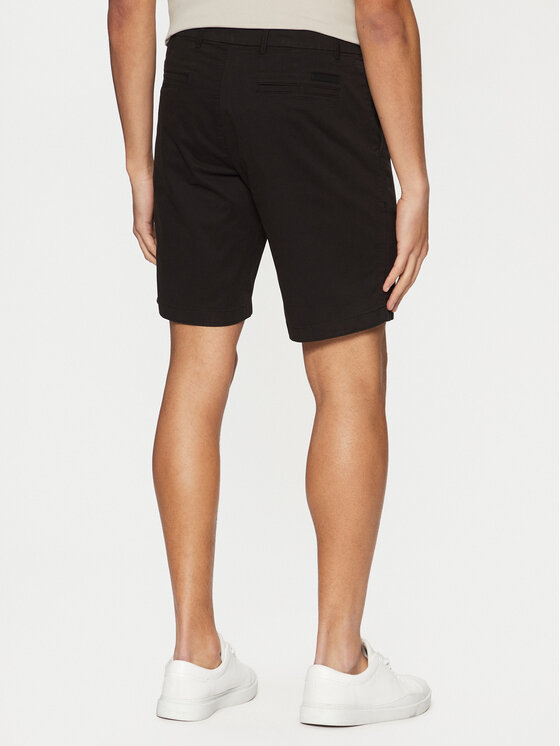 Calvin Klein Calvin Klein Szorty materiałowe Modern Twill K10K114063 Czarny Slim Fit