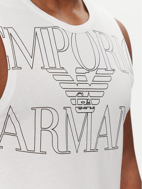 Emporio Armani Underwear Emporio Armani Underwear Tank top EM000572 AF12326 U0002 Biały Regular Fit