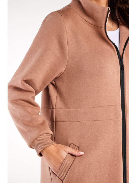 Infinite You Infinite You Bluza M326 Beżowy Basic Fit
