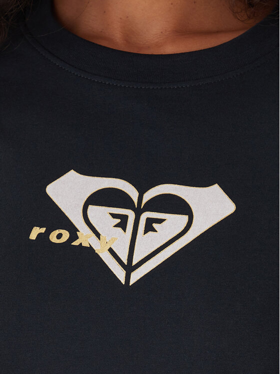 Roxy Roxy Majica Oceanregular ERJZT06078 Črna Regular Fit