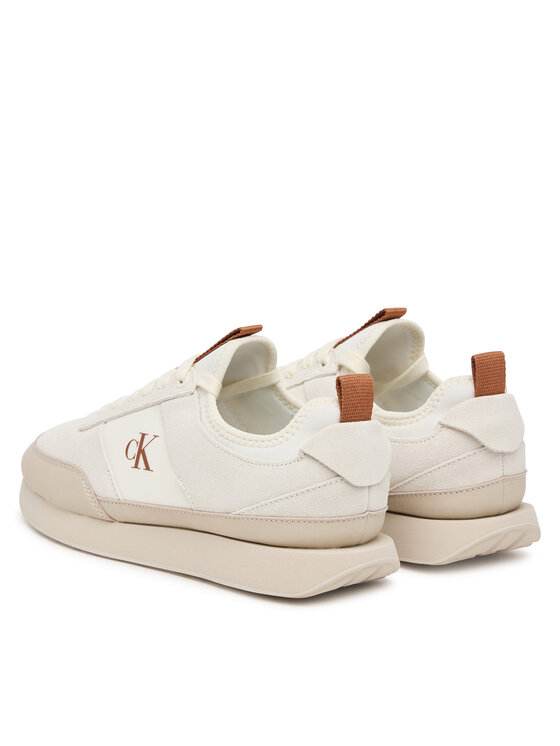 Calvin Klein Calvin Klein Αθλητικά Retro Runner Sock Laceup Neo Mix HW0HW03250 Κρεμ