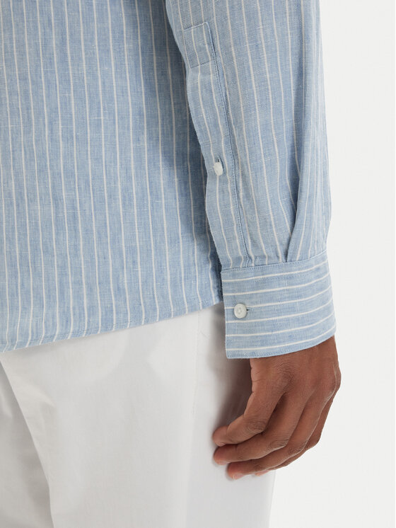 HUGO HUGO Krekls Valerio 50562694 Gaiši zila Modern Fit