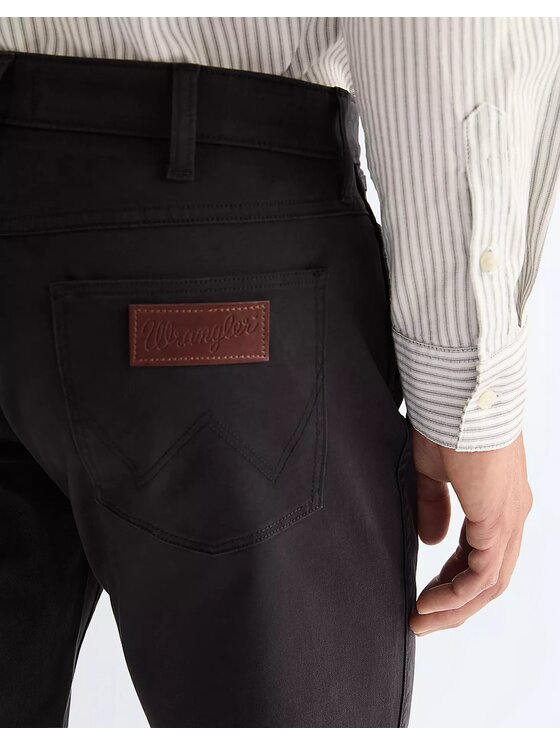 Wrangler Wrangler Jeansy GREENSBORO Czarny Straight Leg