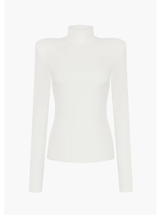 Le Collet Le Collet Bluzka LIO Écru Custom Slim Fit