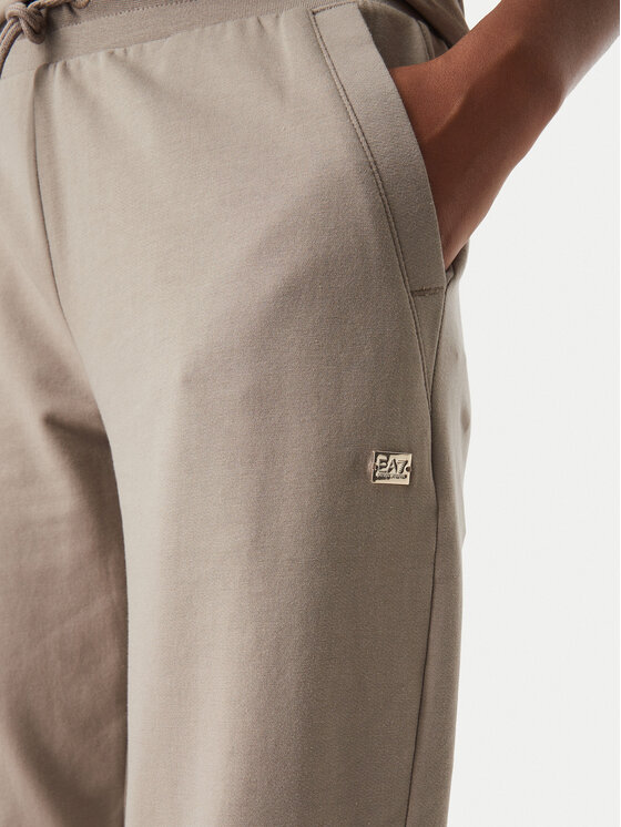 EA7 Emporio Armani EA7 Emporio Armani Blúz 7W000456 AF10373 U6100 Sötét bézs Slim Fit