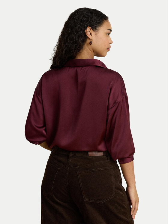 LAUREN RALPH LAUREN LAUREN RALPH LAUREN Πουκάμισο 200B27610008 Μπορντό Relaxed Fit