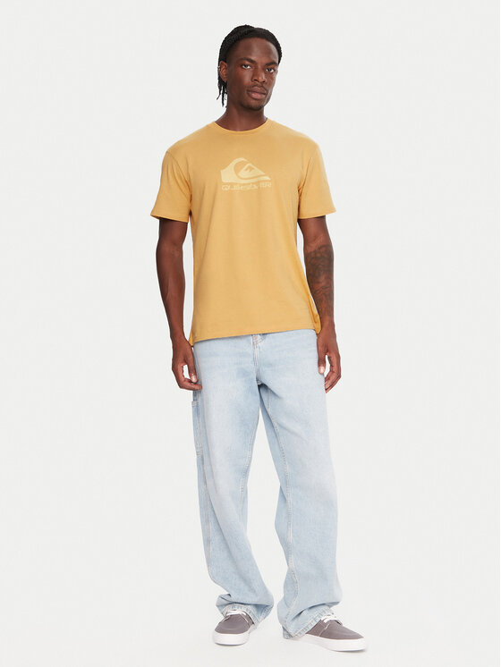 Quiksilver Quiksilver T-Shirt Ev Comp Logo EQYZT08182 Żółty Regular Fit