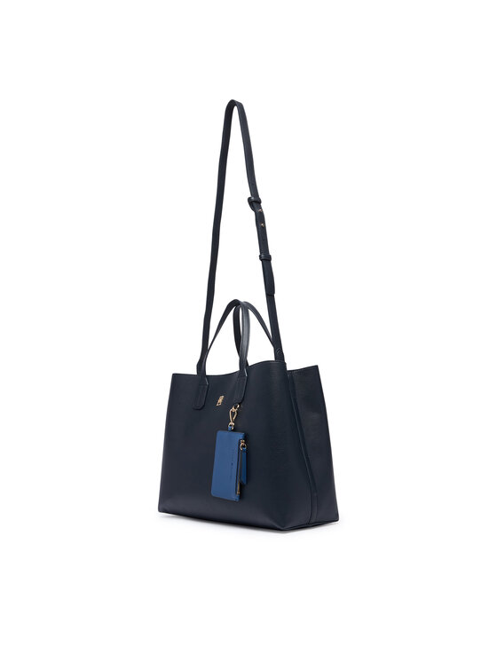 Tommy Hilfiger Tommy Hilfiger Rankinė Th Icon Satchel AW0AW18723 Tamsiai mėlyna