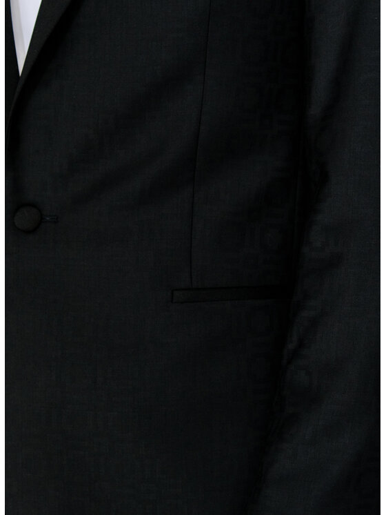 Pako Lorente Pako Lorente Marynarka P26SP-3S-003 Czarny Slim Fit