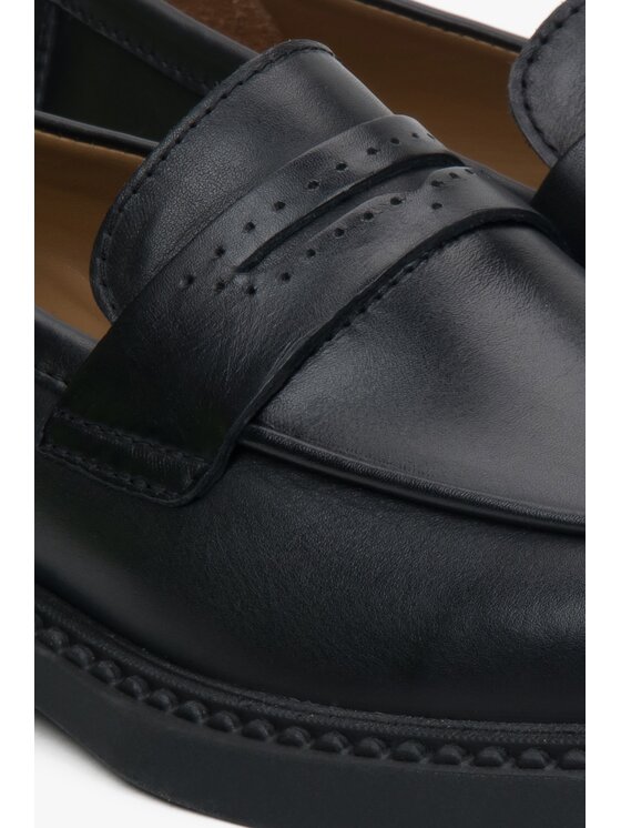 Estro Estro Loafersy ER00117583 Černá