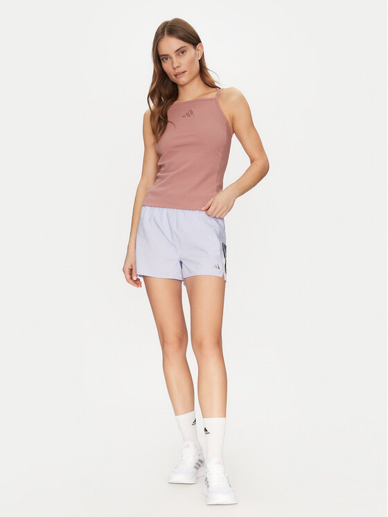 adidas adidas Felső ALL SZN Rib JJ1222 Rózsaszín Slim Fit