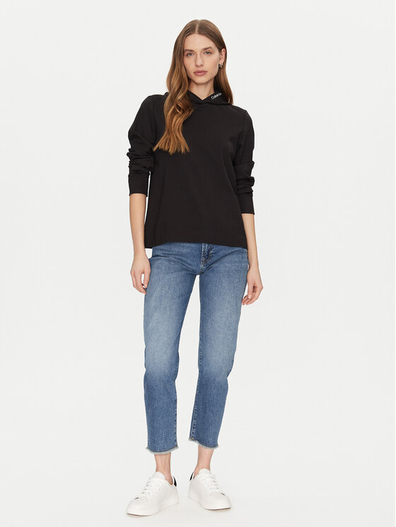 Calvin Klein Jeans Calvin Klein Jeans Mikina J20J224722 Čierna Regular Fit