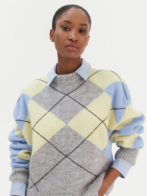 Tommy Hilfiger Tommy Hilfiger Megztinis WW0WW47464 Spalvota Relaxed Fit