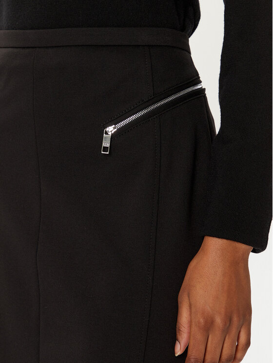 BOSS BOSS Puzdrová sukňa Volmar 50533419 Čierna Regular Fit