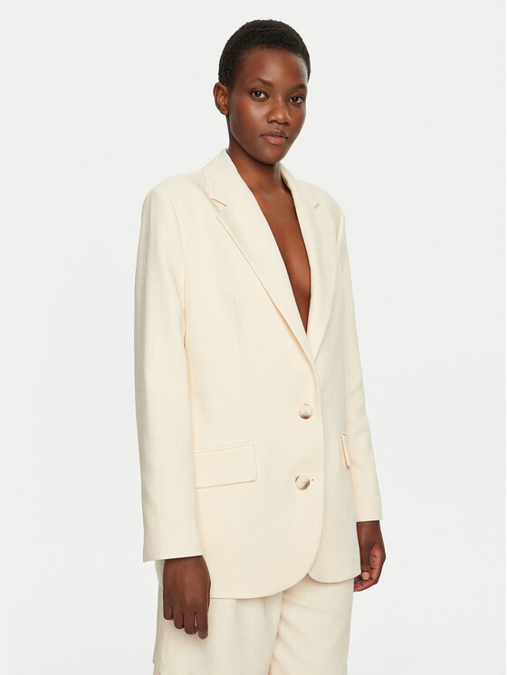 IVY OAK IVY OAK Švarkas Juna IO119055 Écru Oversize