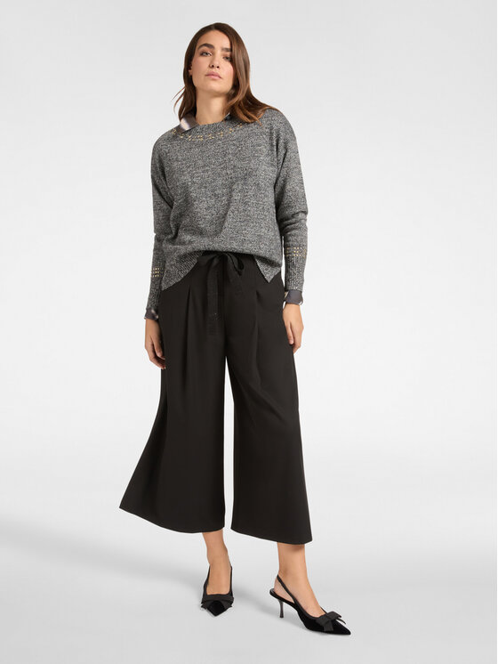 Elena Mirò Elena Mirò Cardigan M459Z000590N0S2 Grigio Boxy Fit