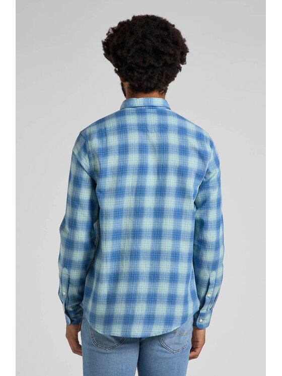 Lee Lee Camicia CLEAN REG WESTERN Blu Regular Fit