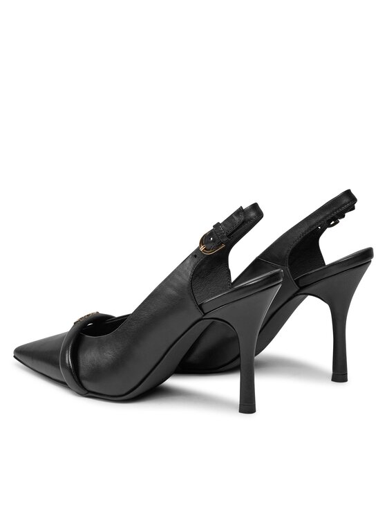 Furla Furla Pantofi cu toc subțire Core Slingback T.90 YH39FCD-X30000-O6000-10074100 Negru