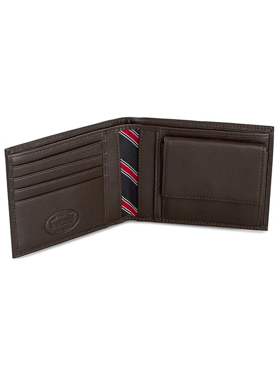 Tommy Hilfiger Tommy Hilfiger Velika moška denarnica Eton Cc And Coin Pocket AM0AM00651/83361 Rjava