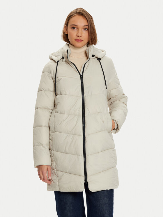 Kaffe Kaffe Zimní bunda Susanne 10508810 Béžová Regular Fit