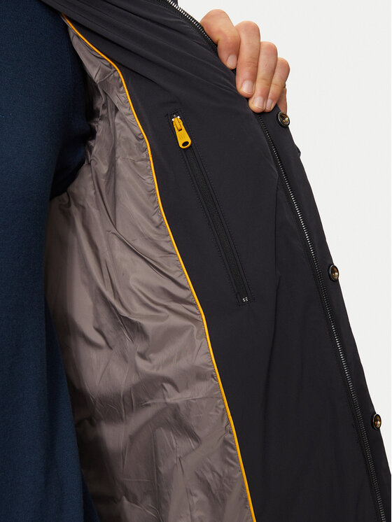 Hetregó Hetregó Пухено яке William 8N435R Сив Regular Fit
