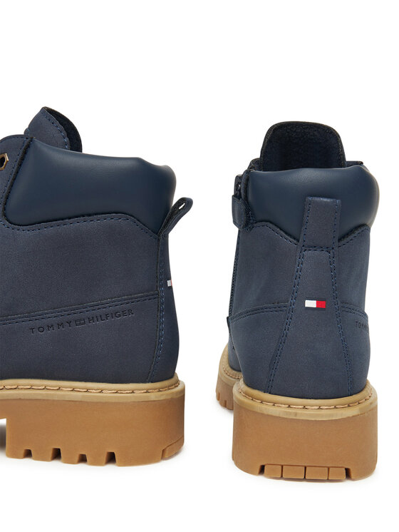 Tommy Hilfiger Tommy Hilfiger Schnürstiefeletten T3X5-34125-1269 D Dunkelblau
