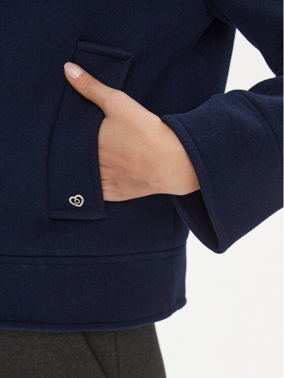 Please Please Übergangsjacke K493OBAIOC Blau Regular Fit