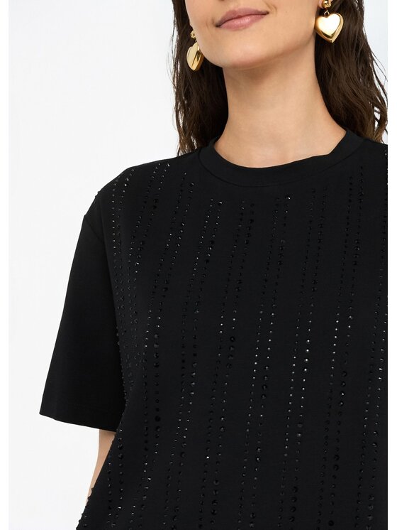 Liu Jo Liu Jo T-shirt CF5072JS08822222 Nero Regular Fit