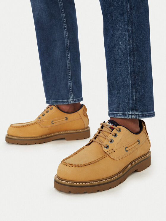 Tommy Jeans Tommy Jeans Félcipő Archive '01 Boat Shoe EM0EM01703 Sárga