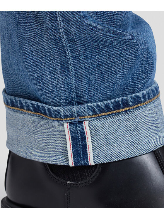 Lee Lee Jeansy 112386485 Niebieski Straight Fit