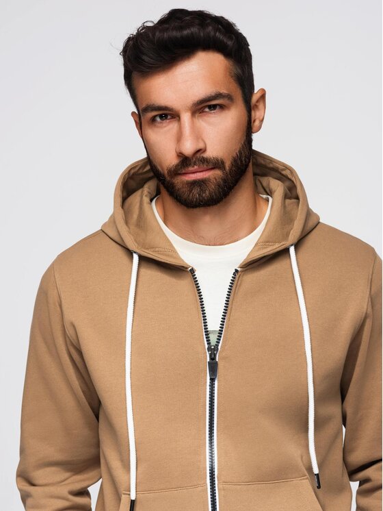 Ombre Ombre Komplet dresowy Z119 Brązowy Regular Fit