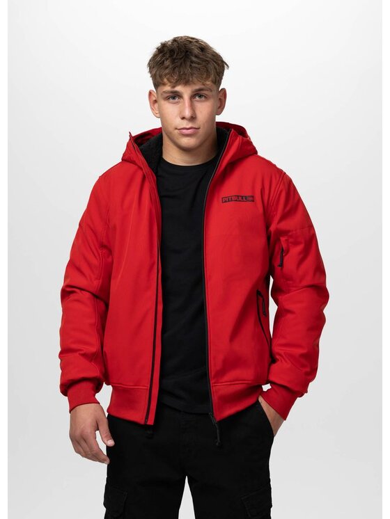 PITBULL PITBULL Kurtka zimowa MIDWAY II Czerwony Regular Fit