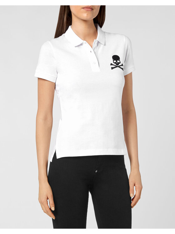 PHILIPP PLEIN PHILIPP PLEIN Polokošeľa 805 Biela Regular Fit