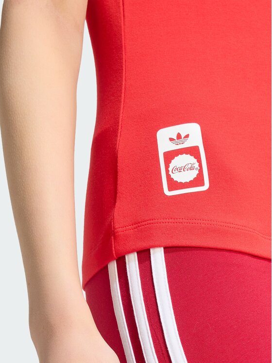 adidas adidas T-Shirt 165581 Czerwony Slim Fit