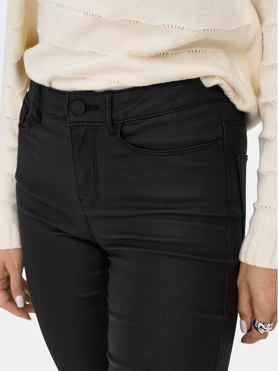 ONLY ONLY Jeansy Anne 15151791 Czarny Skinny Fit