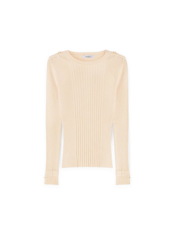 Motivi Motivi Maglione M357W003440N011 Crema Slim Fit