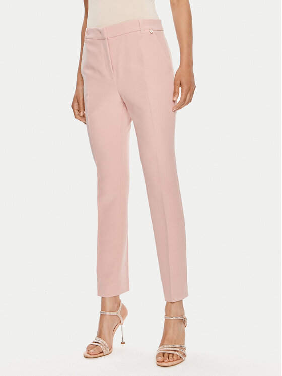 Liu Jo Liu Jo Pantaloni di tessuto CA4201 T2200 Rosa Regular Fit