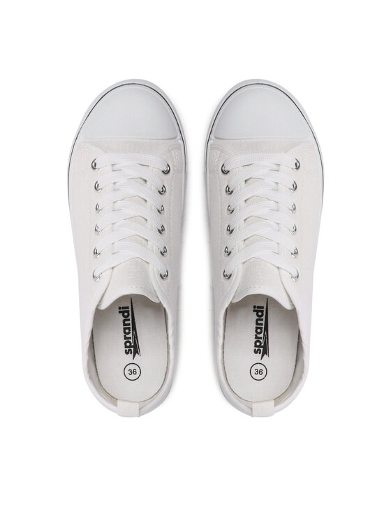 Sprandi Sprandi Sneakers aus Stoff Jade21-1125-2 Weiß
