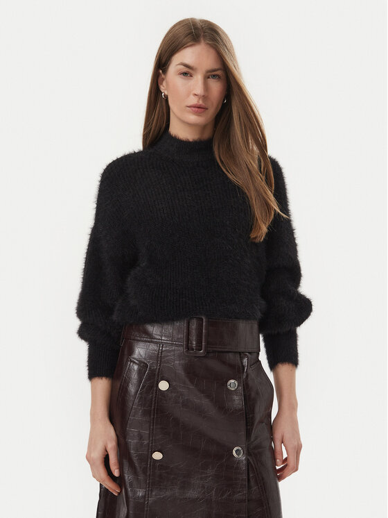 Guess Guess Džemperis W6BR80 Z1839 Melns Regular Fit