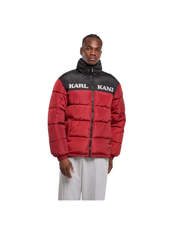 Karl Kani Karl Kani Giubbotto invernale Retro Essential Puffer Jacket Nero Regular Fit